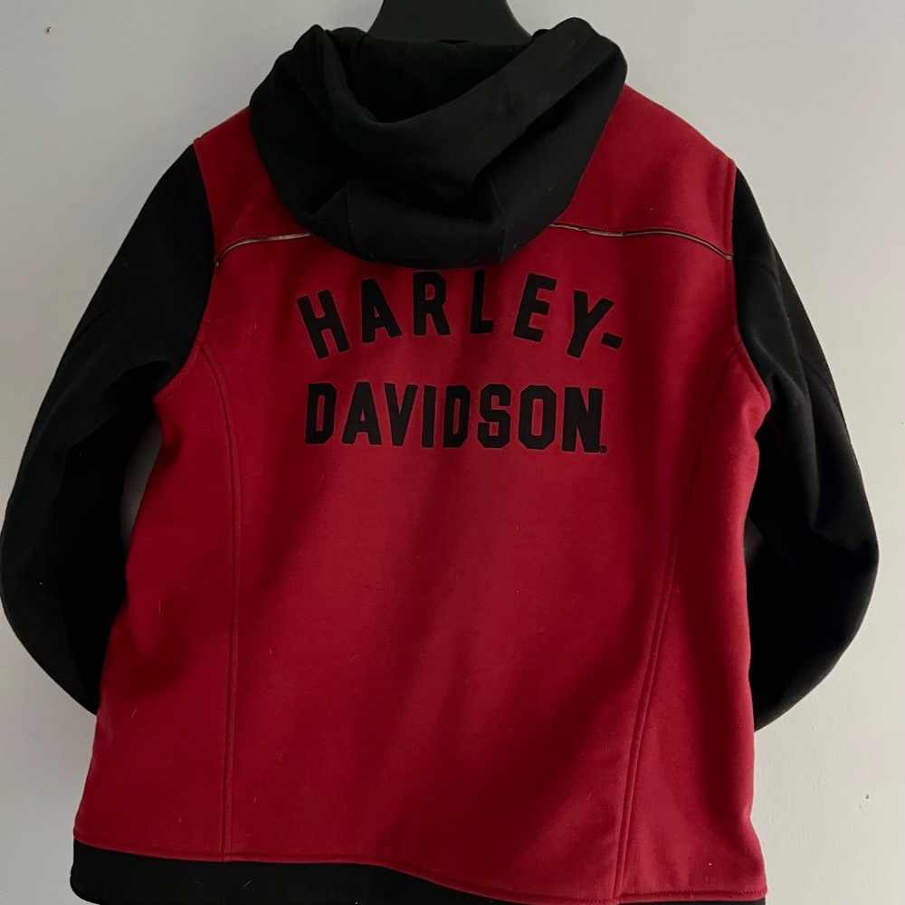 Harley Davidson Red & Black Riding Jacket - Picture 2 of 8
